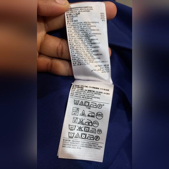 Vintage Gap Blue Box Pleated Dress Size 10 - Picture 7 of 10